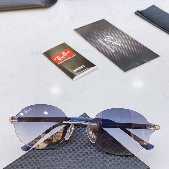 Ray-Ban 8060 gold titanium glasses main image 8